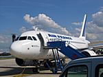 Flieger nach Paris (Airbus A318)