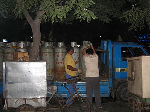 Peking - Gaslieferung