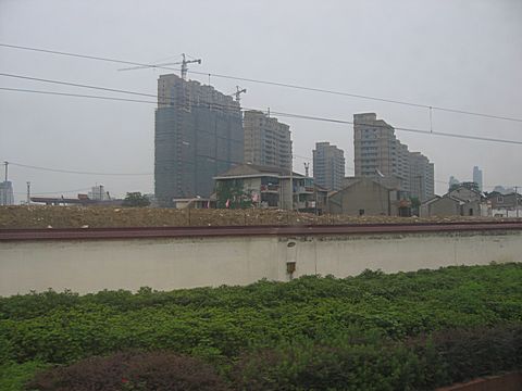 Zugfahrt Luoyang - Shanghai