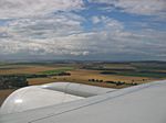 Anflug auf Paris CDG